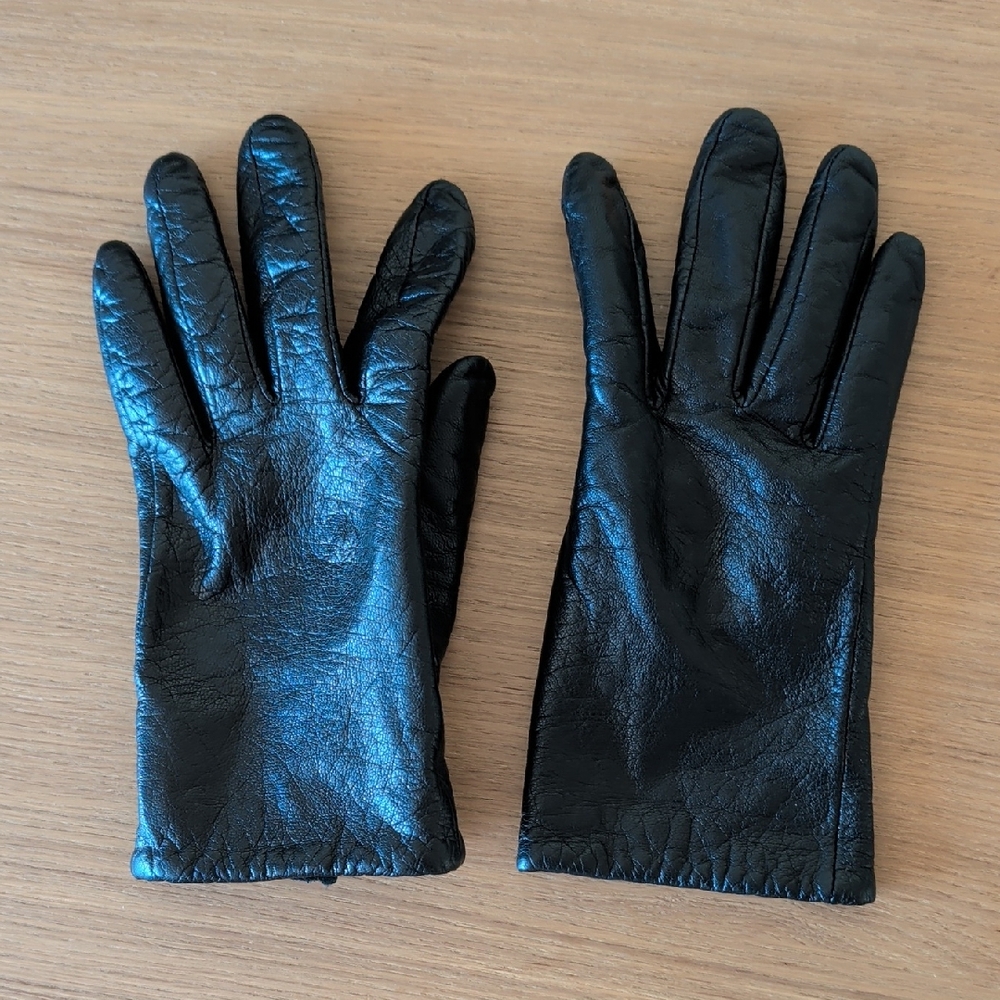 Nordstrom Black Leather Gloves